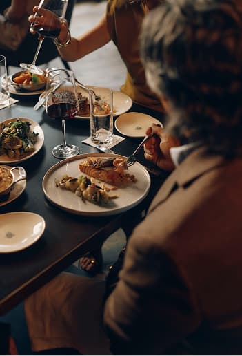 Our culinary approach mirrors our art